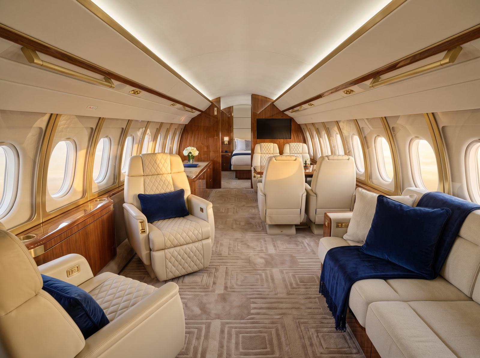 Bombardier Global 7500 cabin interior